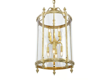 LATERNA I - Brass pendant lamp by Patinas Lighting - view 2